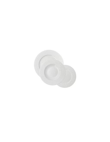 LA PORCELLANA BIANCA set 18 pezzi tavola modello Reale