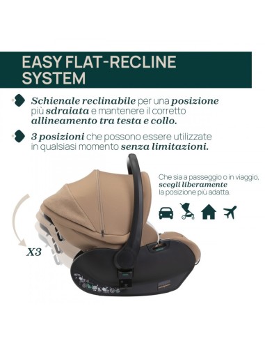 CHICCO Trio Bellagio colore Caramel con ovetto reclinabile