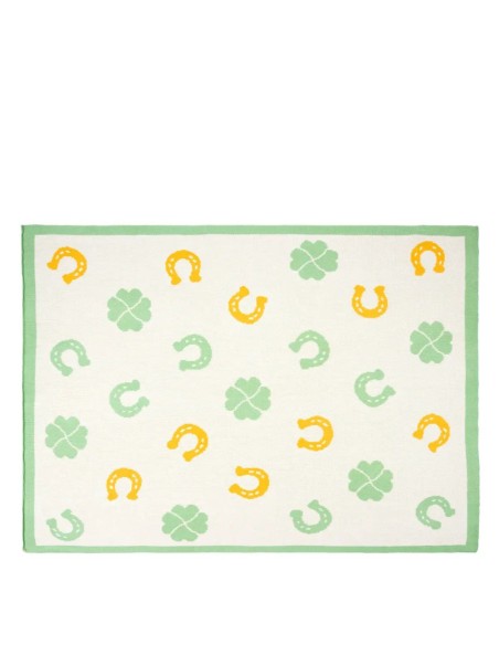 THUN Gioco Set Coperta Tricot e peluche cavallo