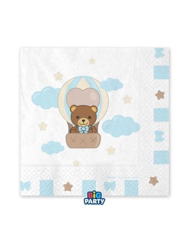 Set 16 tovaglioli Teddy Friends