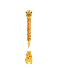 LEGAMI Penna a sfera Giraffa con base