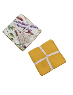 Brandani - Set 2 strofinacci Risveglio con fiori