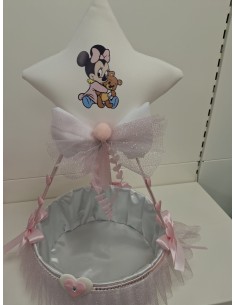 Cesto portaoggetti Minnie lavorazione artigianale 2