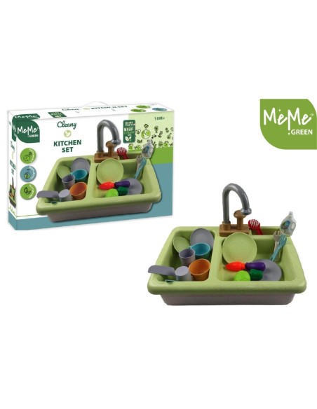 Meme Green giocattolo Lavabo con accessori