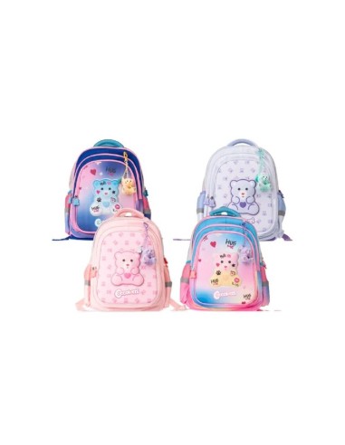 Zaino Scuola Coccolotti colori assortiti con Coccolotto in omaggio