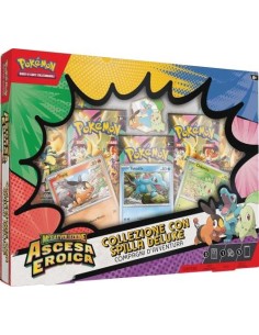 Pokemon carte collezione De Luxe con Spilla
