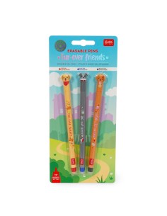 Legami  Set 3 penna cancellabili cagnolini