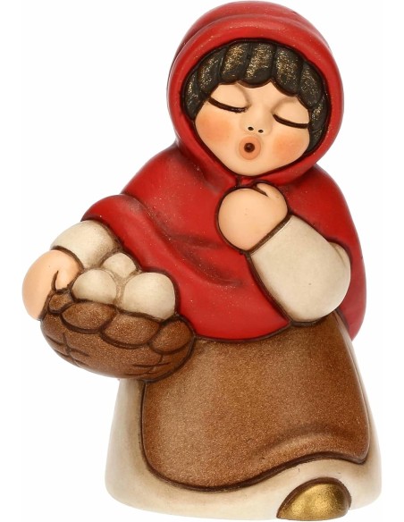 Thun - Donna con cesto di uova - Presepe Classico