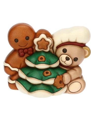 Thun - Coppia Teddy e omino di pan di zenzero Pepi