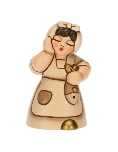 Thun - donna con pesce - Presepe classico