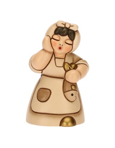 Thun - donna con pesce - Presepe classico