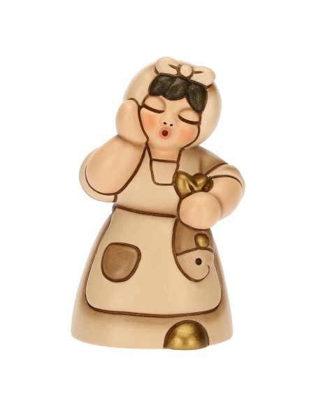 Thun - donna con pesce - Presepe classico