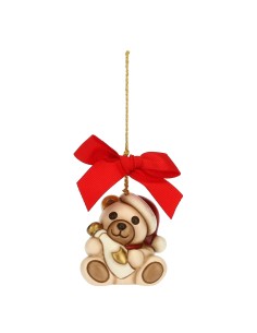 Thun - Addobbo natalizio Teddy con spumante