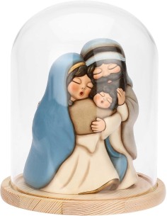 Thun - Sacra Famiglia con campana in vetro