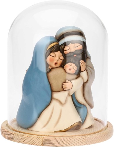 Thun - Sacra Famiglia con campana in vetro