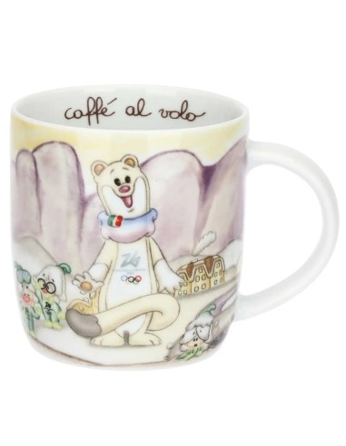 Thun - Mug con mascotte olimpiadi 2026