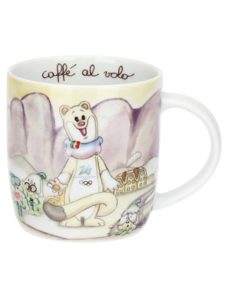 Thun - Mug con mascotte olimpiadi 2026