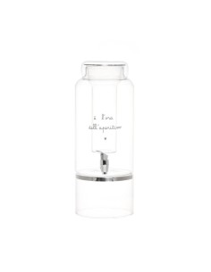 Simple Day Dispencer per bevande in vetro borosilicato decoro E' l'ora dell'aperitivo 2