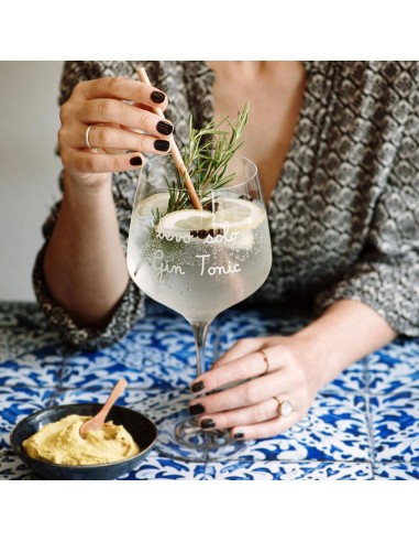 Simple Day Set 2 calici cocktail decoro Bevo solo gin tonic