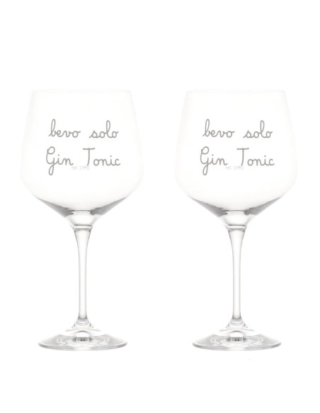 Simple Day Set 2 calici cocktail decoro Bevo solo gin tonic