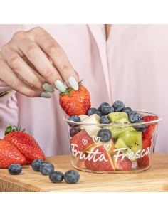 Simple Day set 2 coppette  in vetro frutta fresca