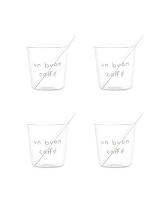 Simple Day set 4 bicchieri un buon caffe' 2