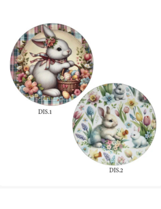 Brandani - Set 2 piatti coniglietta Pasqua