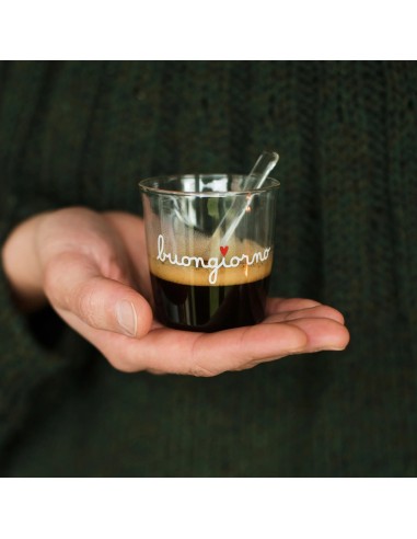 Simple Day set 4 bicchieri espresso buongiorno