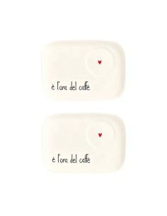 Simple Day set 2 piattini e' l'ora del caffe' 2