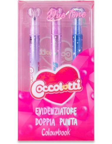 Colourbook - Set 3 evidenziatori Coccolotti