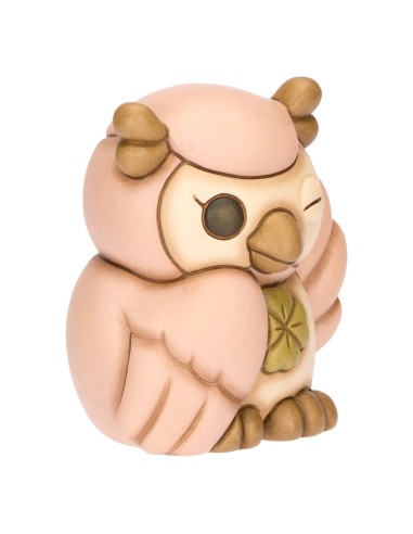 Thun Gufo con Quadrifoglio Rosa
