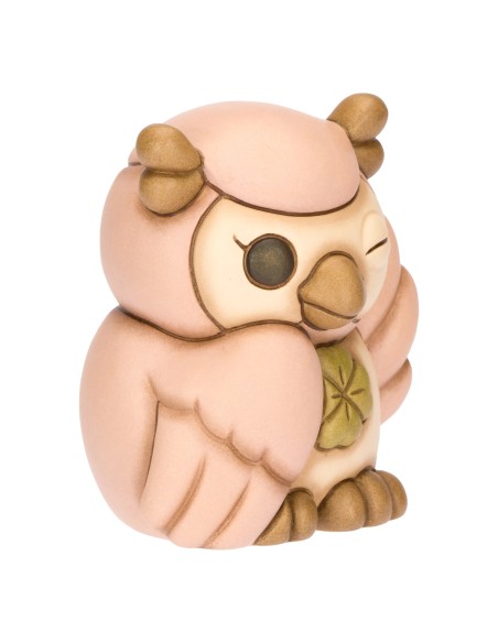 Thun Gufo con Quadrifoglio Rosa