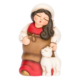 Thun Donna in dolce attesa Rosso  Presepe Classico