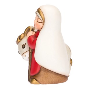 Thun Nonna con asino Rosso  Presepe Classico 2