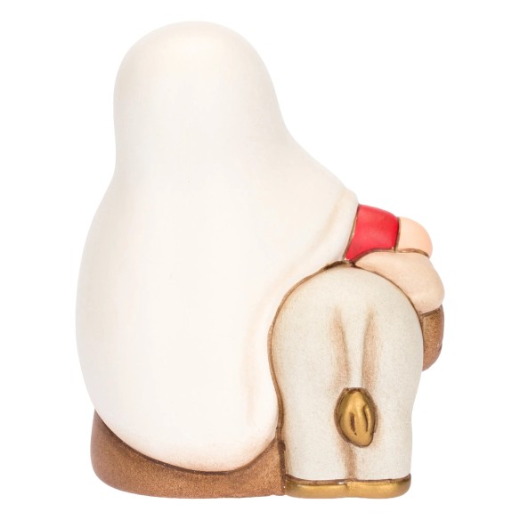 Thun Nonna con asino Rosso  Presepe Classico