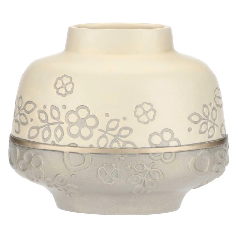 Thun Vaso in Ceramica Aurea Medio