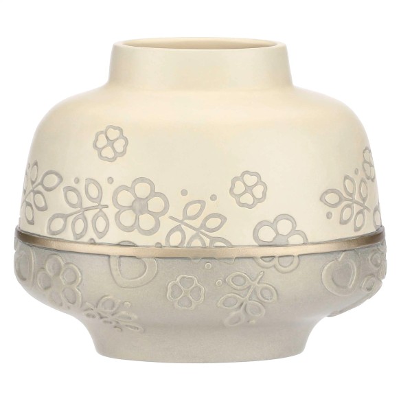 Thun Vaso in Ceramica Aurea Medio