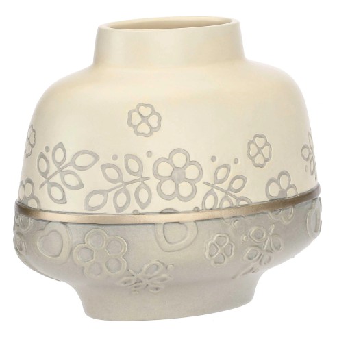 Thun Vaso in Ceramica Aurea Medio