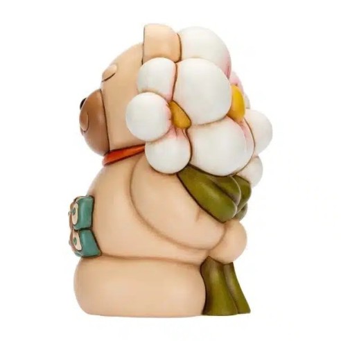 Thun Teddy Con Mazzo di Fiori
