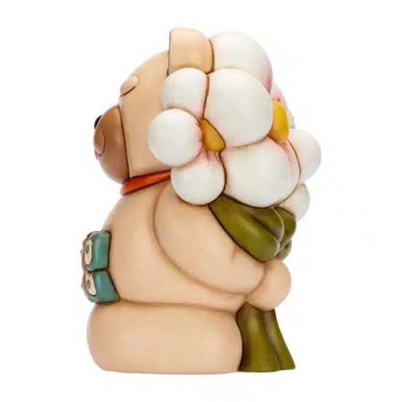 Thun Teddy Con Mazzo di Fiori