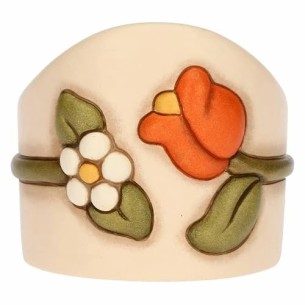 Thun  Portabicchieri singolo in ceramica Country