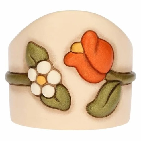 Thun  Portabicchieri singolo in ceramica Country