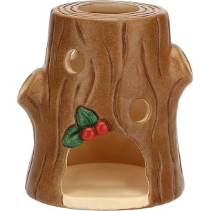 Thun Porta Tealight Tronco e Pettirosso 2