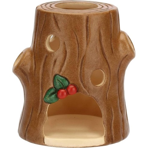 Thun Porta Tealight Tronco e Pettirosso