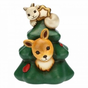 Thun Albero di Natale Medio con Cerbiatto e Scoiattolo