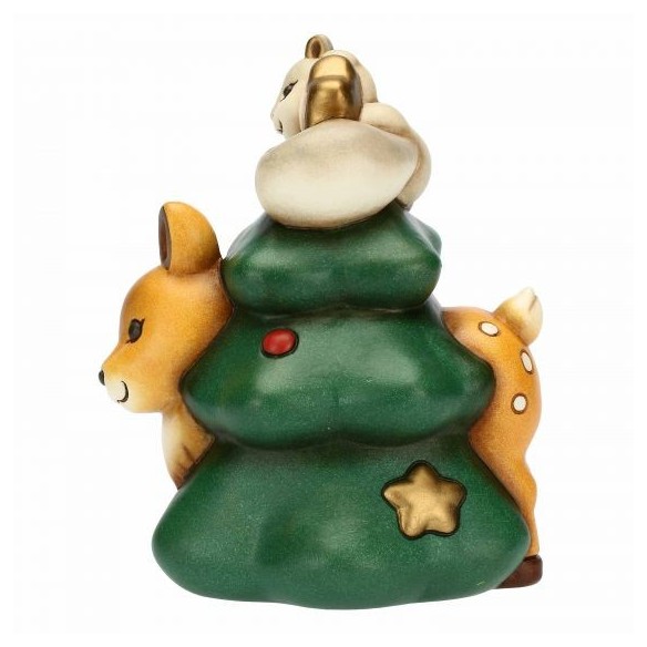 Thun Albero di Natale Medio con Cerbiatto e Scoiattolo