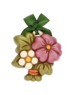 Thun - Formella con fiore di malva