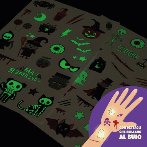 Legami - Tatuaggi Temporanei Halloween - Tattoos