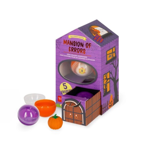 Legami - Mini Distributore di Gomme da Cancellare - Mansion of Errors