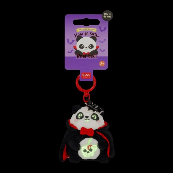 Portachiavi di Peluche Panda "Bam-Boo!" Halloween - Tiny Super Soft!